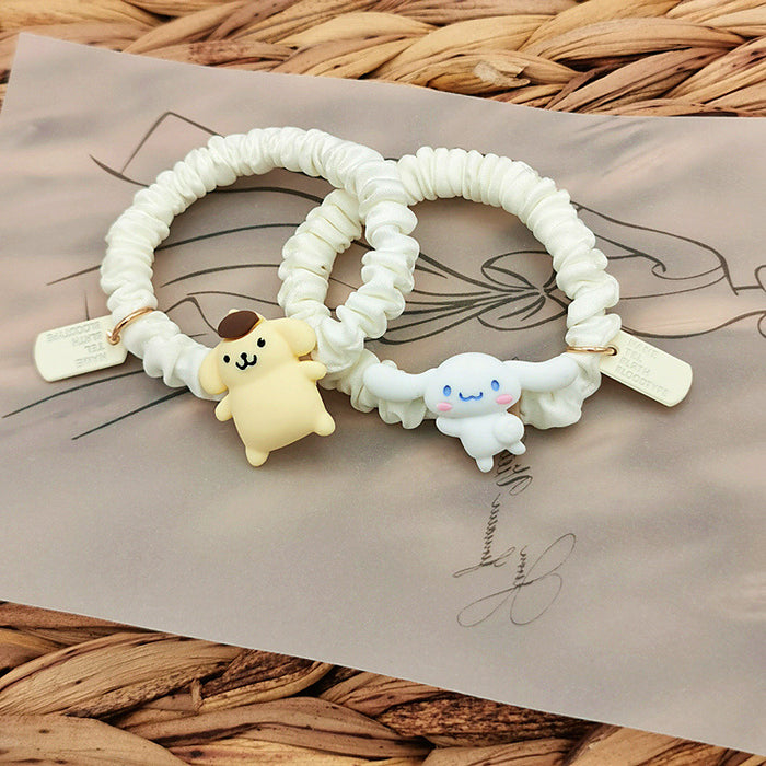 Wholesale Yugui dog small intestine hair ring head rope couple MOQ≥2 JDC-HS-SXD007