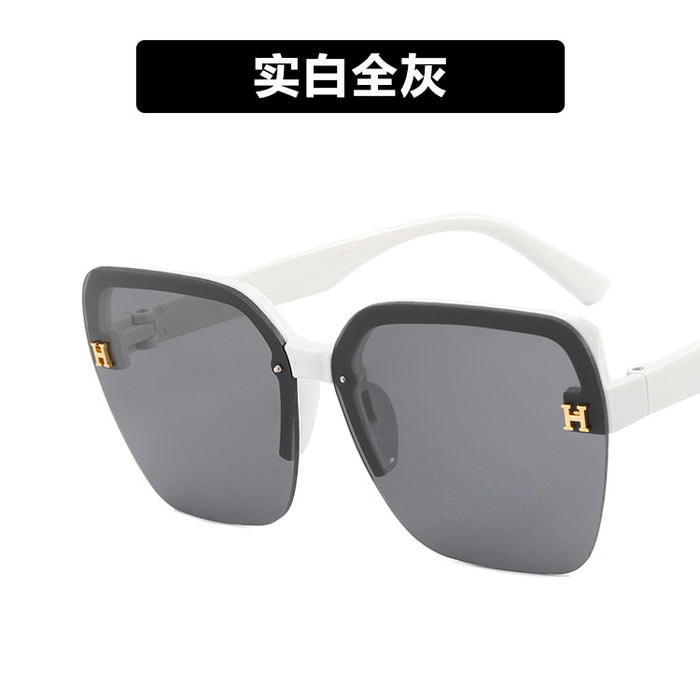 Jewelry WholesaleWholesale H letter square frameless sunglasses JDC-SG-KD137 Sun Glasses 珂盾 %variant_option1% %variant_option2% %variant_option3%  Factory Price JoyasDeChina Joyas De China