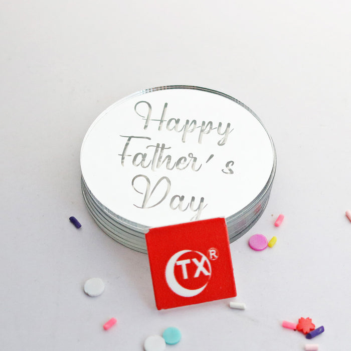 Wholesale Acrylic Decorative Father's Day Cupcake Ornament MOQ≥50 JDC-OS-TSheng001