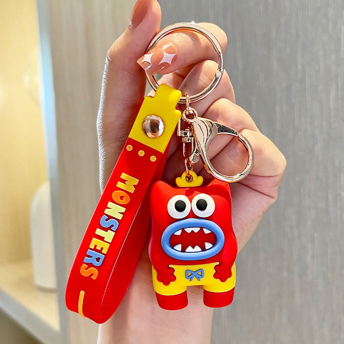 Wholesale little monster cartoon keychain car bag wild small pendant JDC-KC-GSXM085