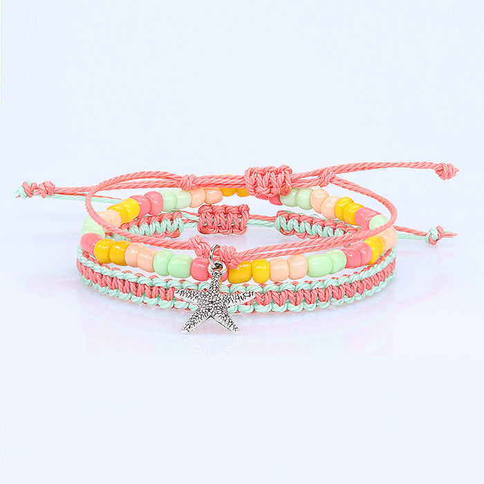 Wholesale Boho Summer Ocean Tie Bracelet JDC-BT-Yiye018