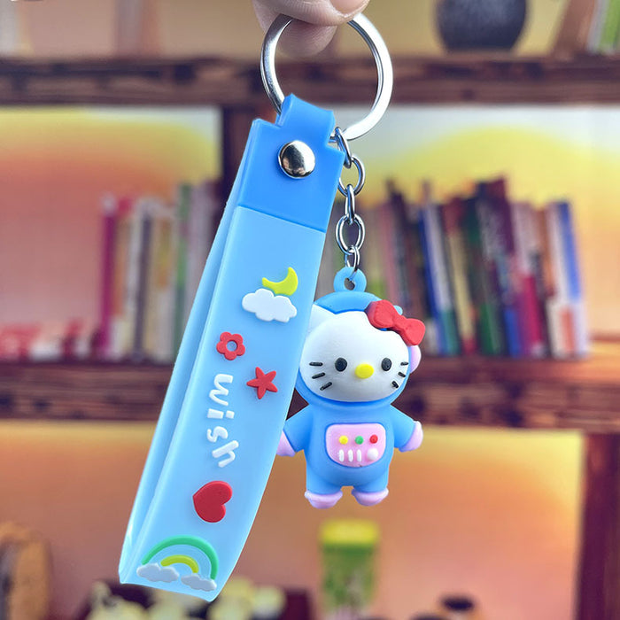 Wholesale keychain cartoon cute schoolbag doll pendant MOQ≥2 JDC-KC-LeO010