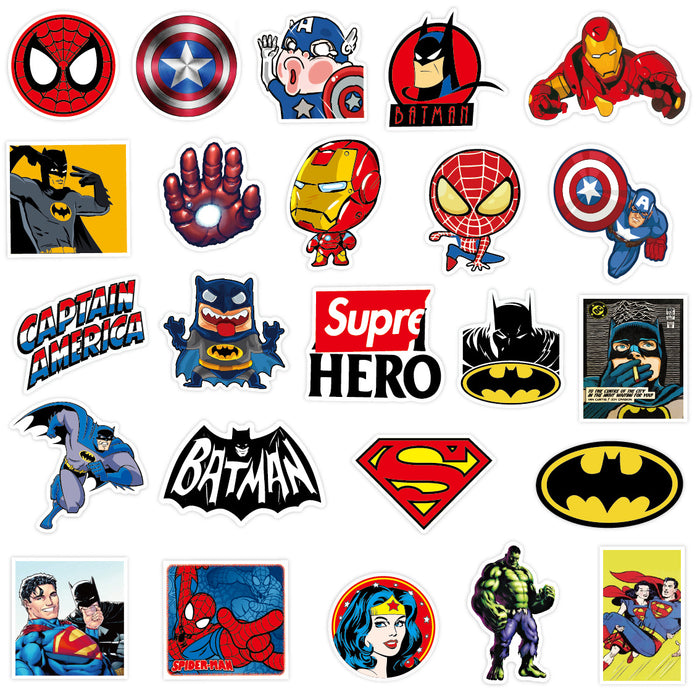 Wholesale Stickers PVC Waterproof Cute Cartoon Graffiti 50 Pieces (M) JDC-ST-XinP004