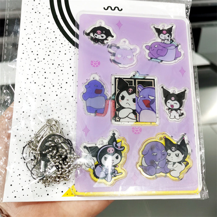 Wholesale Keychain Acrylic Cute Cartoon DIY Assembly MOQ≥2 (S) JDC-KC-ChuangYin001