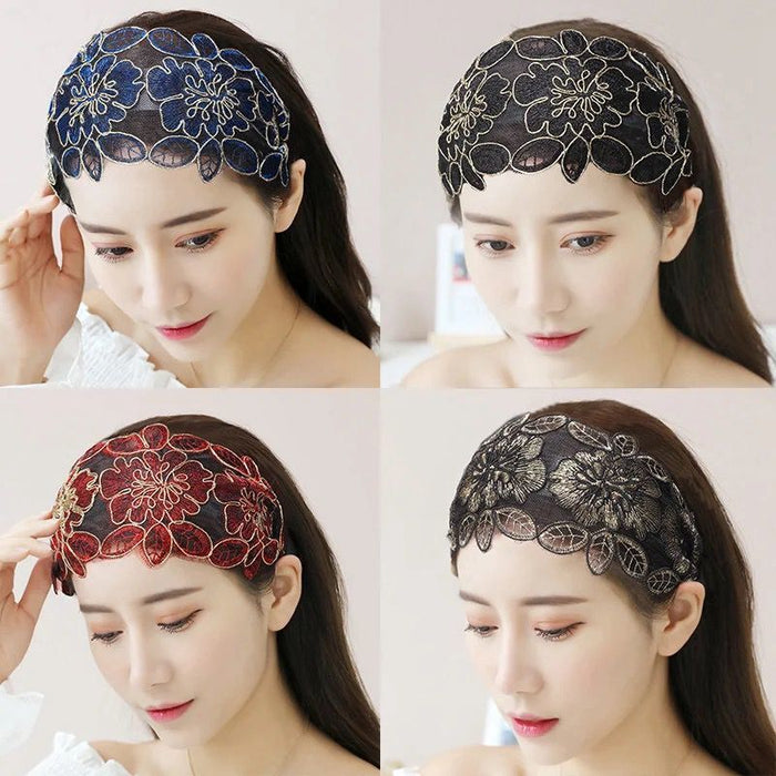 Wholesale Headband Wide Lace JDC-HD-ShiX002