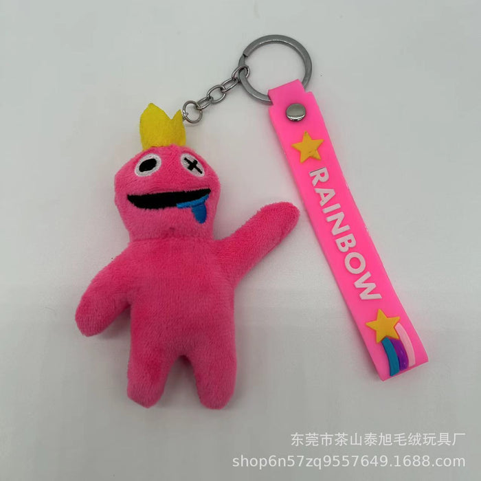 Wholesale Keychains Soft Toy Rainbow Cute Cartoon (M) MOQ≥5 JDC-KC-TaiXu001