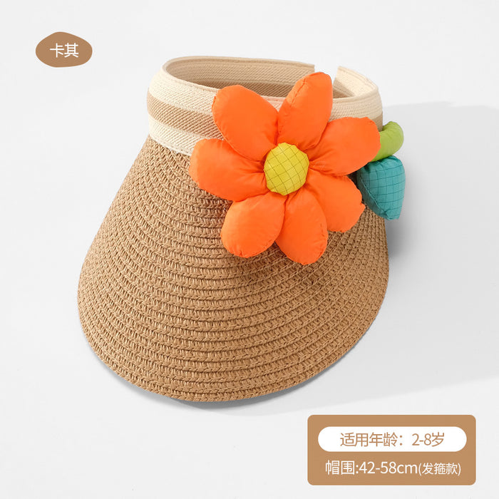 Wholesale children sun hat baby hat summer beach sun sun hat MOQ≥2 JDC-FH-MiYang002