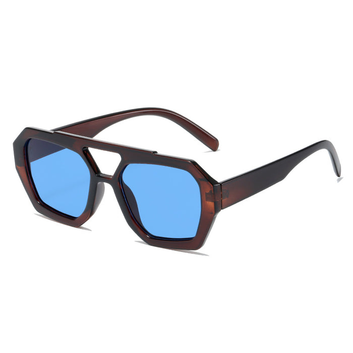 Wholesale Sunglasses PC Lenses Plastic Frames MOQ≥2 JDC-SG-WNBK012