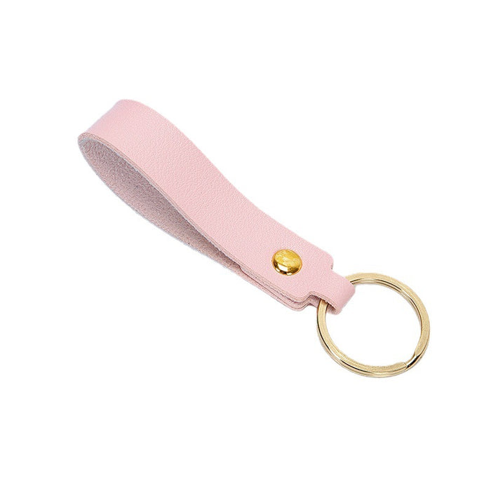 Wholesale Keychains PU Leather Car Simple Solid Color JDC-KC-XingR003