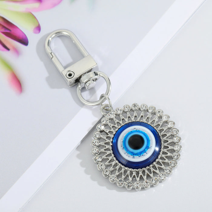 Jewelry WholesaleWholesale Devil's Eye Alloy Keychain MOQ≥6 JDC-KC-Juej001 Keychains 觉际 %variant_option1% %variant_option2% %variant_option3%  Factory Price JoyasDeChina Joyas De China