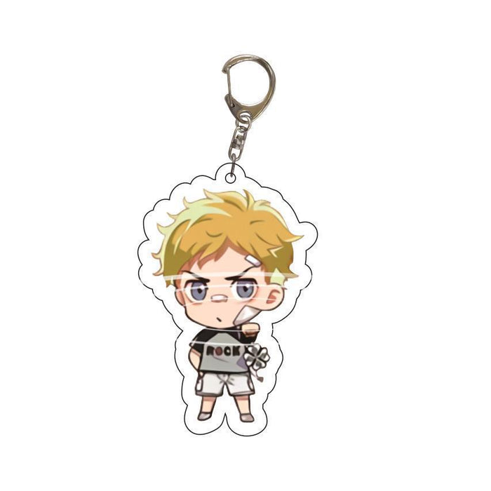 Wholesale pendant cute acrylic keychain JDC-KC-XCai004