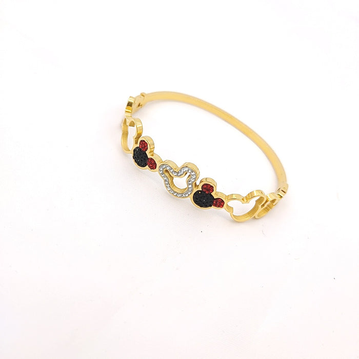 Jewelry WholesaleWholesale 18K Simple Hollow Out Full Drill Bracelet Titanium Steel (M) JDC-BT-WEY007 Bracelet 维尔雅 %variant_option1% %variant_option2% %variant_option3%  Factory Price JoyasDeChina Joyas De China