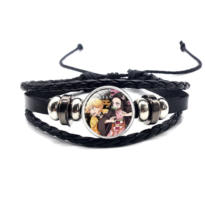 Pulsera de pulsera ajustable de caricatura al por mayor MOQ≥2 (M) JDC-BT-Yany016