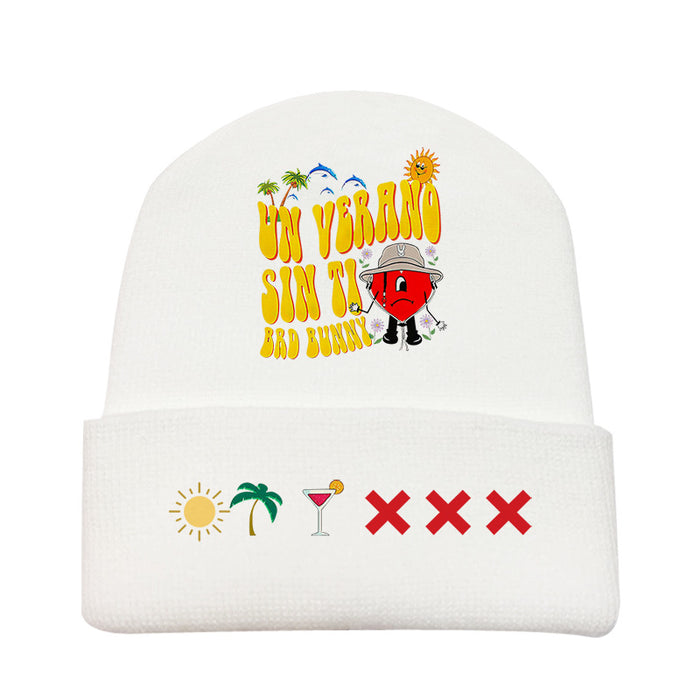 Wholesale Hat Acrylic Warm Cartoon Printing Knitted Hat (F) JDC-FH-YCFS002