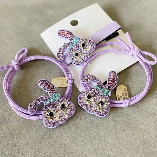 Jewelry WholesaleWholesale diamond-encrusted cartoon bunny children hair rope JDC-HS-GSFS011 Hair Scrunchies 夙尚 %variant_option1% %variant_option2% %variant_option3%  Factory Price JoyasDeChina Joyas De China