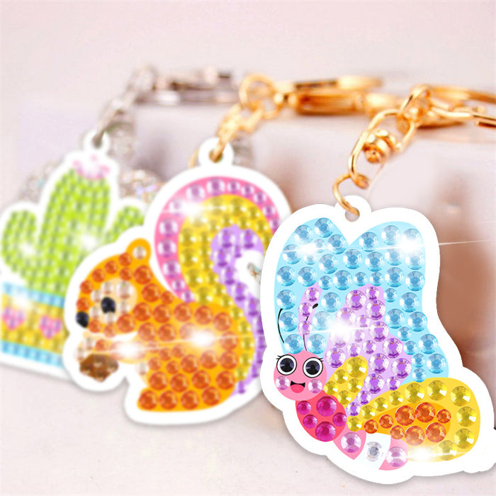 Jewelry WholesaleWholesale Stick Drill Cartoon Acrylic DIY Keychain Set JDC-KC-XNa005 Keychains 星纳 %variant_option1% %variant_option2% %variant_option3%  Factory Price JoyasDeChina Joyas De China