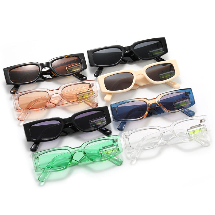 Wholesale hip hop small frame square glasses show small cyberpunk sunglasses JDC-SG-FKL001