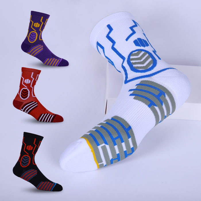 Wholesale Socks Nylon Breathable Sports Men's Mid-tube Socks MOQ≥3 JDC-SK-ChenXi001