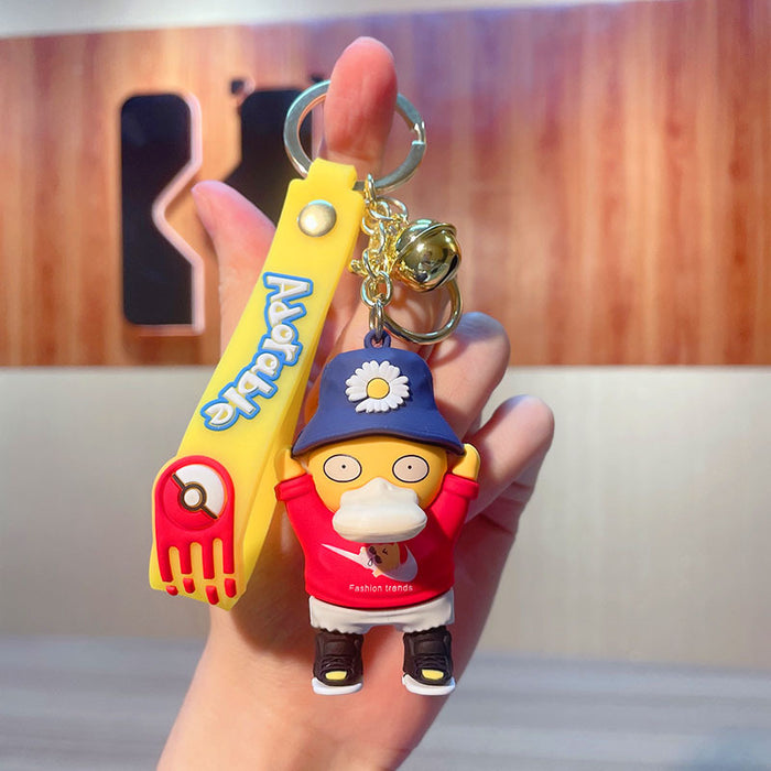 Wholesale Keychain PVC Soft Adhesive Cute Cartoon Doll Keychain (M) JDC-KC-JG272