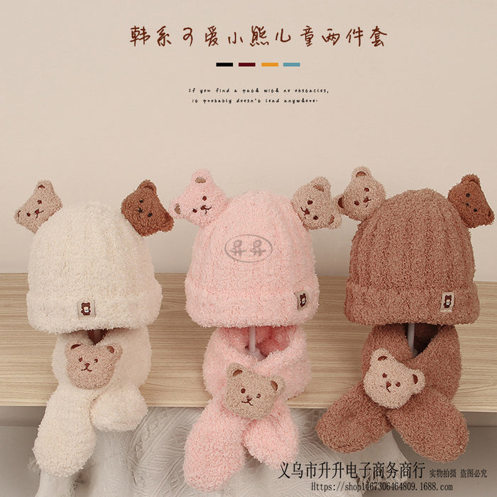 Wholesale Hat Wool Warm Earmuff Scarf Set JDC-FH-Shengs007