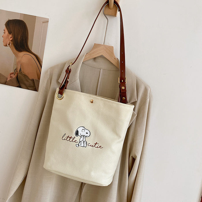 Wholesale Cartoon Canvas Bag Tote Bag (M) JDC-HB-Wanan001