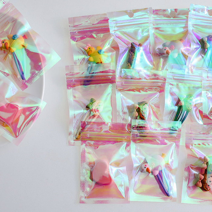 Wholesale Colorful Laser Ziplock Bag Plastic Packaging Bag JDC-JP-GuangShun003