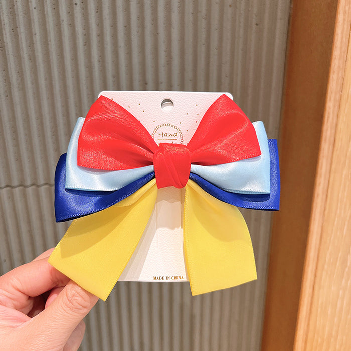 Wholesale Hair Clips Cloth Princess Bow Child Streamer JDC-HC-ShaoK007