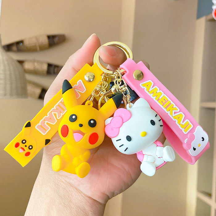 Wholesale Keychain PVC Cute Cartoon Doll Pendant (M) JDC-KC-YiDao003