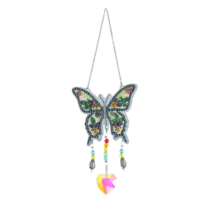 Jewelry WholesaleWholesale Acrylic Drill Butterfly Tree of Life Window Hanging MOQ≥2 JDC-DC-DLa003 Dreamcatcher 哆啦 %variant_option1% %variant_option2% %variant_option3%  Factory Price JoyasDeChina Joyas De China