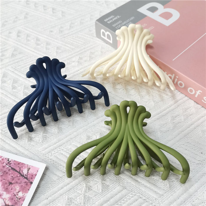 Wholesale scrub clip octopus hair clip chrysanthemum shark clip back head color MOQ≥2 JDC-HC-KEZ001