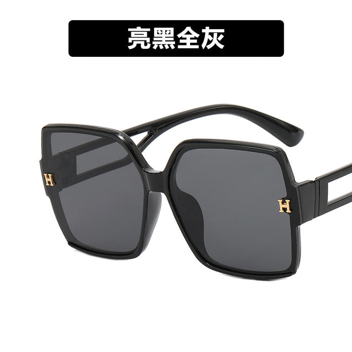 Wholesale big face slimming UV protection sunglasses JDC-SG-PLS071