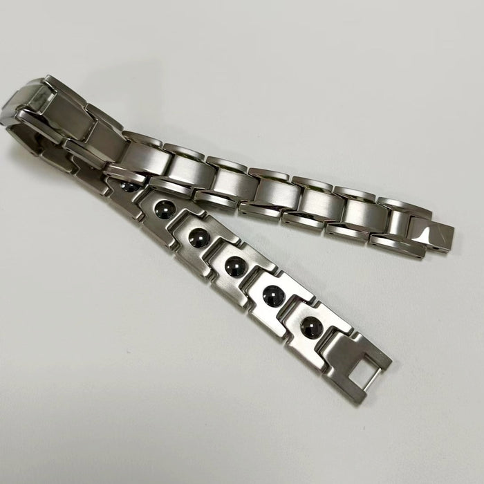 Wholesale Bracelet Stainless Steel Rare Earth Magnetic Health Magnet Men's Bracelet MOQ≥2 JDC-BT-XingYu001