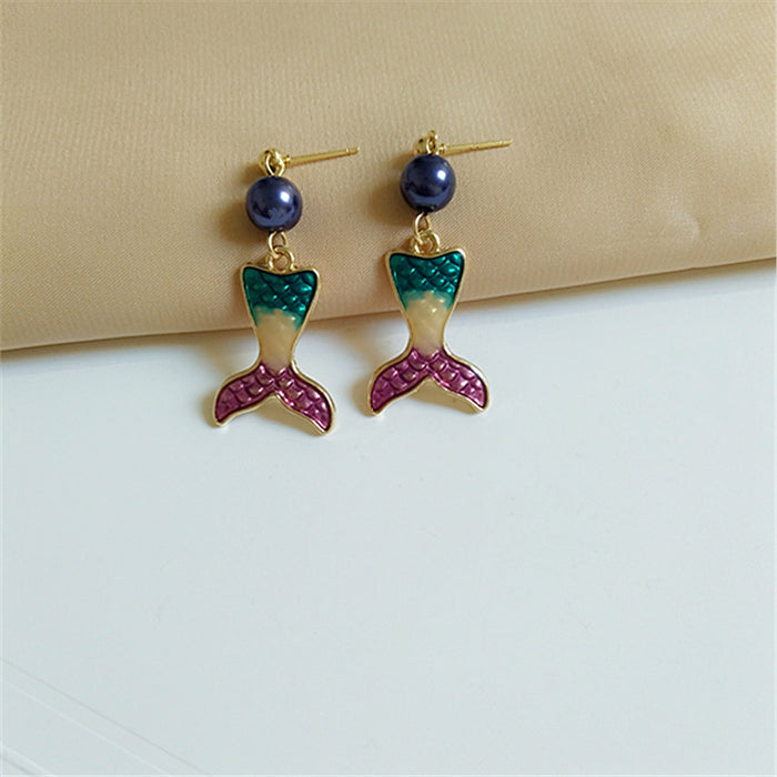 Wholesale Earrings Alloy Personality Hats Clothes JDC-ES-AiMei022