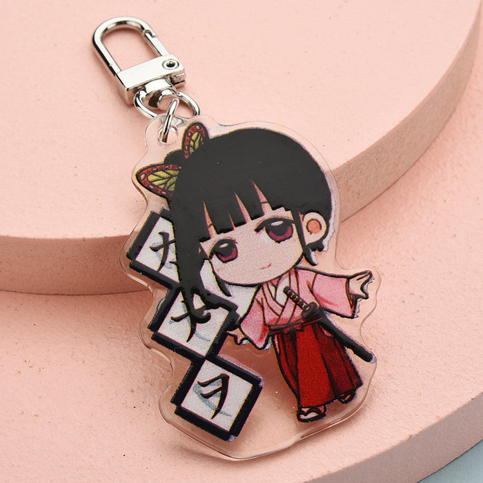 Wholesale acrylic keychain bag pendant (M) JDC-KC-YPin015