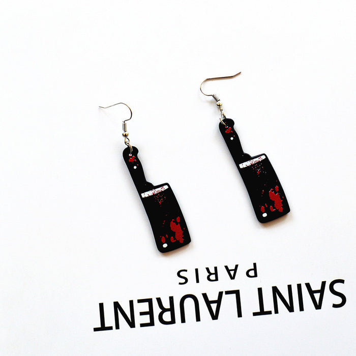 Wholesale Earrings Acrylic Halloween Funny Earrings JDC-ES-Xienuo001