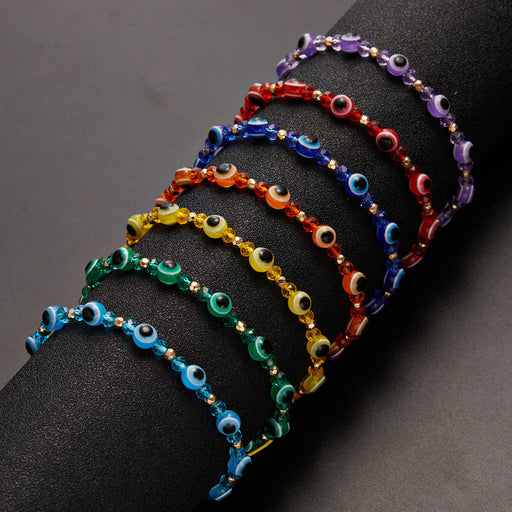 Jewelry WholesaleWholesale blue eye beaded bracelet JDC-BT-YingH009 Bracelet 颖皓 %variant_option1% %variant_option2% %variant_option3%  Factory Price JoyasDeChina Joyas De China