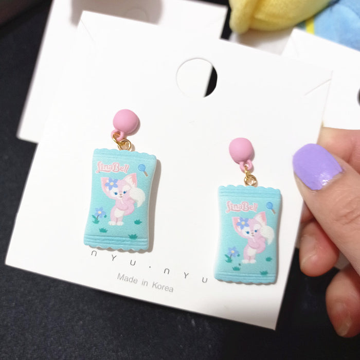 Wholesale Earrings Resin Cute Cartoon Simulation Candy (S) JDC-ES-WaiWai008