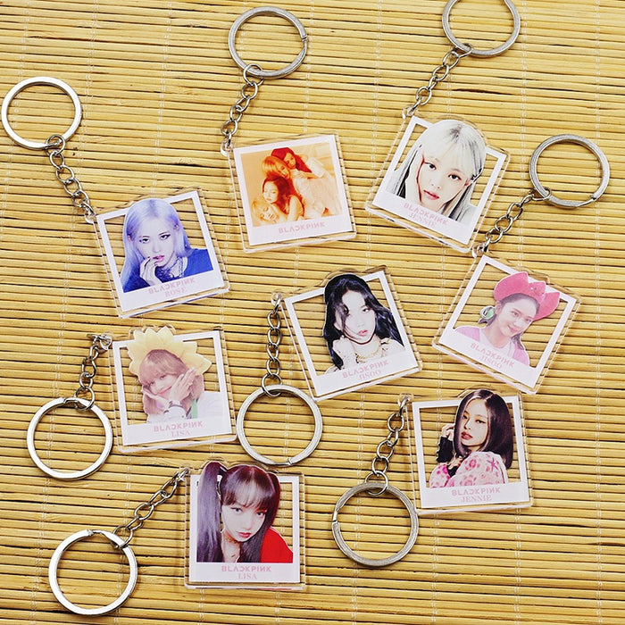 Wholesale Star Acrylic Double Sided Keychain JDC-KC-SBo005