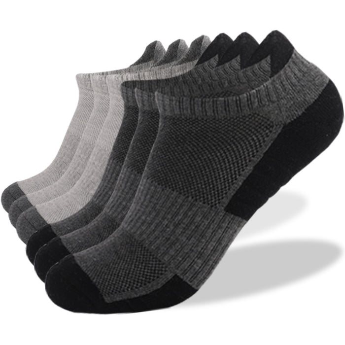 Wholesale running socks non-slip combed cotton socks sweat-absorbing breathable sports JDC-SK-LZL058