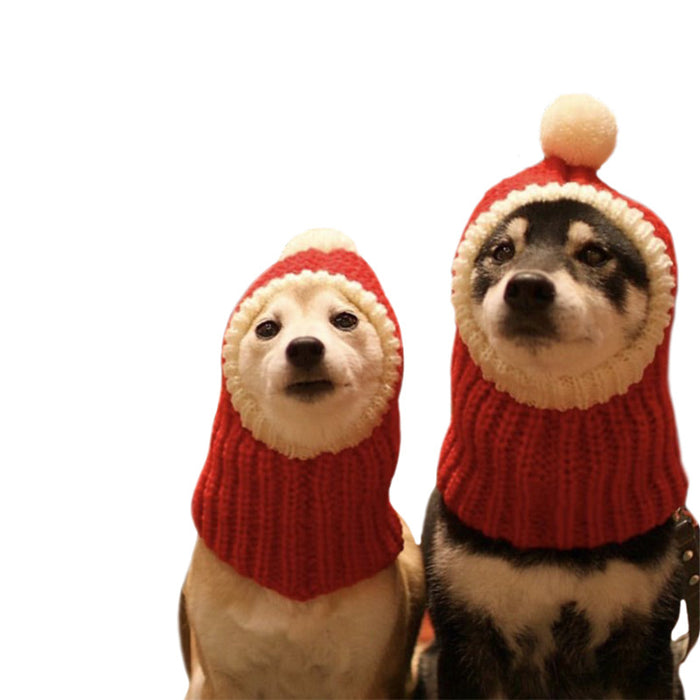 Wholesale Pet Dog Santa Hat Red Beanie JDC-PC-Tengy002