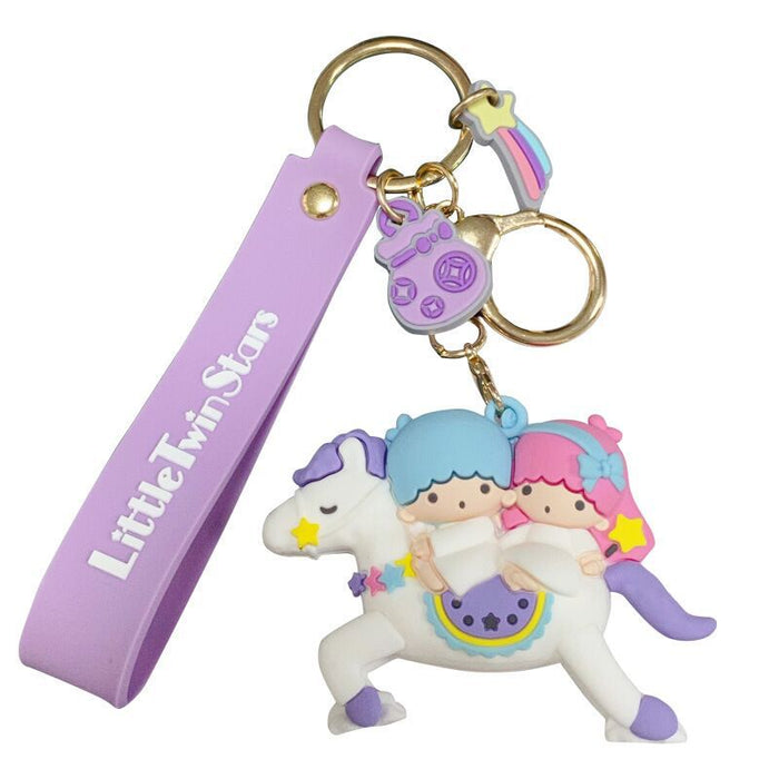 Wholesale Keychain Silicone Cute Cartoon Cat MOQ≥2 (S) JDC-KC-CYa010