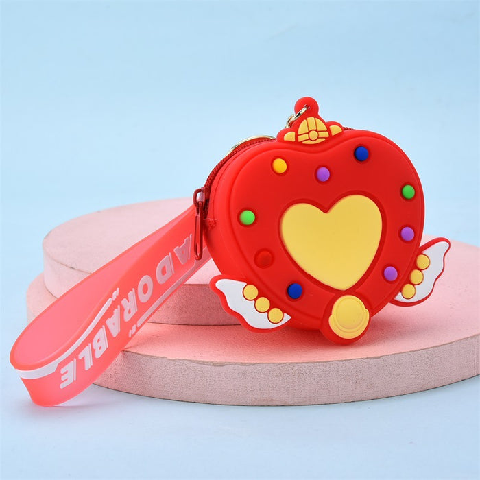 Wholesale Keychains For Backpacks beautiful girl magic love wings cute bag pendant JDC-KC-YPin021