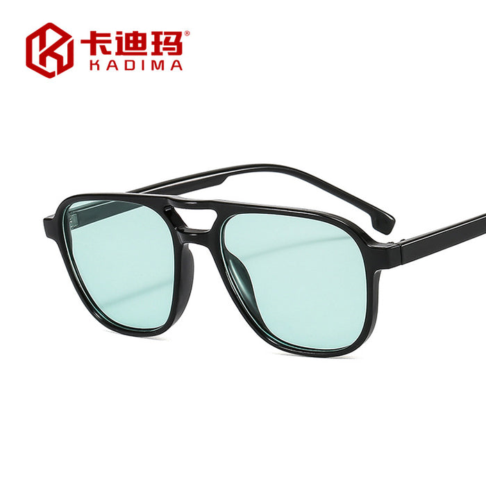 Jewelry WholesaleWholesale Double Bridge Large Frame Premium Sunglasses JDC-SG-XIa022 Sunglasses 锡安 %variant_option1% %variant_option2% %variant_option3%  Factory Price JoyasDeChina Joyas De China