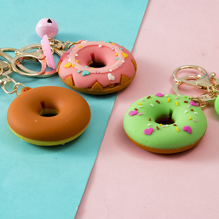 Jewelry WholesaleWholesale cartoon cute donut keychain JDC-KC-JiK004 Keychains 吉阔 %variant_option1% %variant_option2% %variant_option3%  Factory Price JoyasDeChina Joyas De China