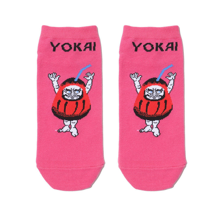 Wholesale socks fabric cartoon medium tube cute character (M) JDC-SK-HuiHe002