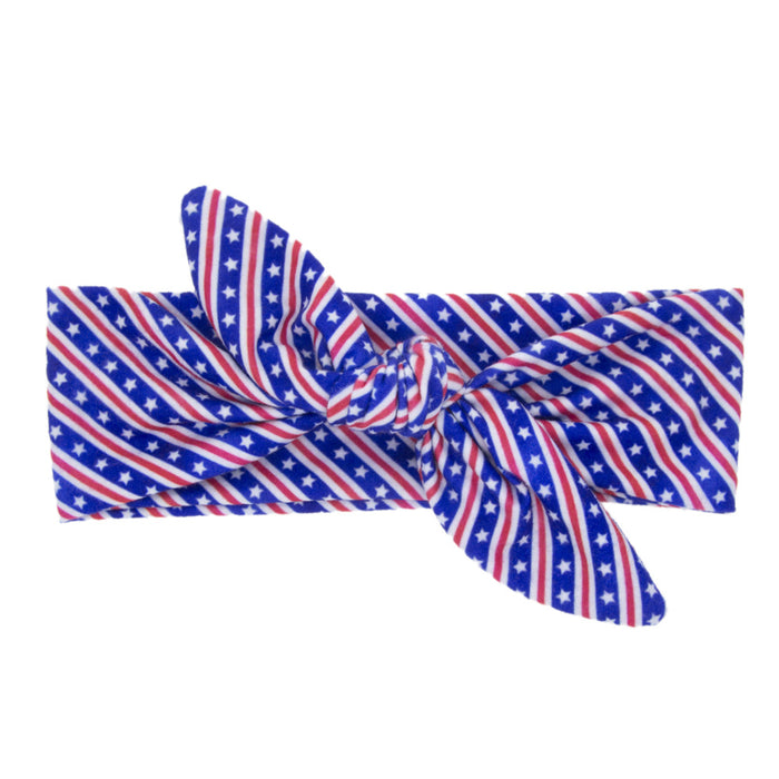 Wholesale 4th of July Independence Day Kids Elastic Headband Baby Print JDC-HD-QiuN001