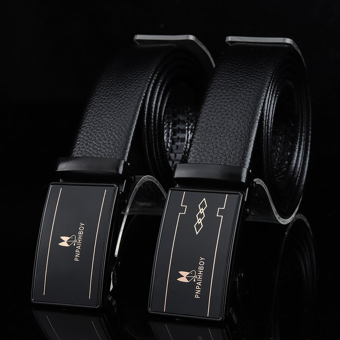 Wholesale PVC Leather Iron Buckle Men's Belt JDC-MB-SenB001