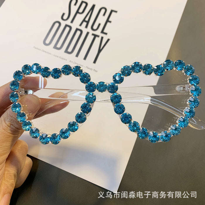 Jewelry WholesaleWholesale Heart Rhinestone Acrylic Ladies Sunglasses MOQ≥2 JDC-SG-GuiM011 Sunglasses 闺淼 %variant_option1% %variant_option2% %variant_option3%  Factory Price JoyasDeChina Joyas De China