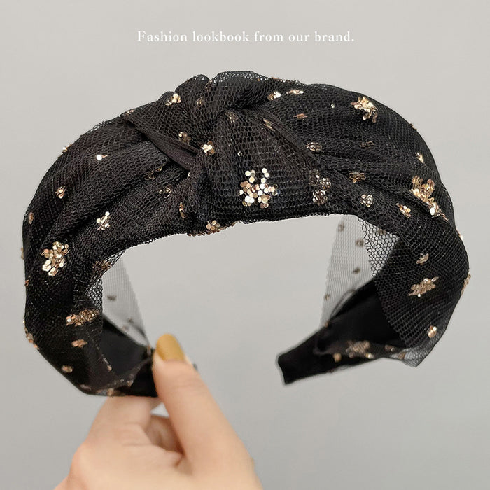 Jewelry WholesaleWholesale cross lace vintage wide-brimmed hair band JDC-HD-HuiY005 Headband 慧逸 %variant_option1% %variant_option2% %variant_option3%  Factory Price JoyasDeChina Joyas De China