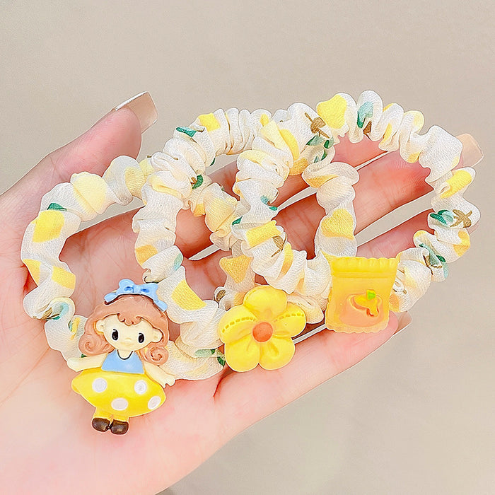 Wholesale cloth cute princess cartoon hair rope MOQ≥2 JDC-HS-RXi006